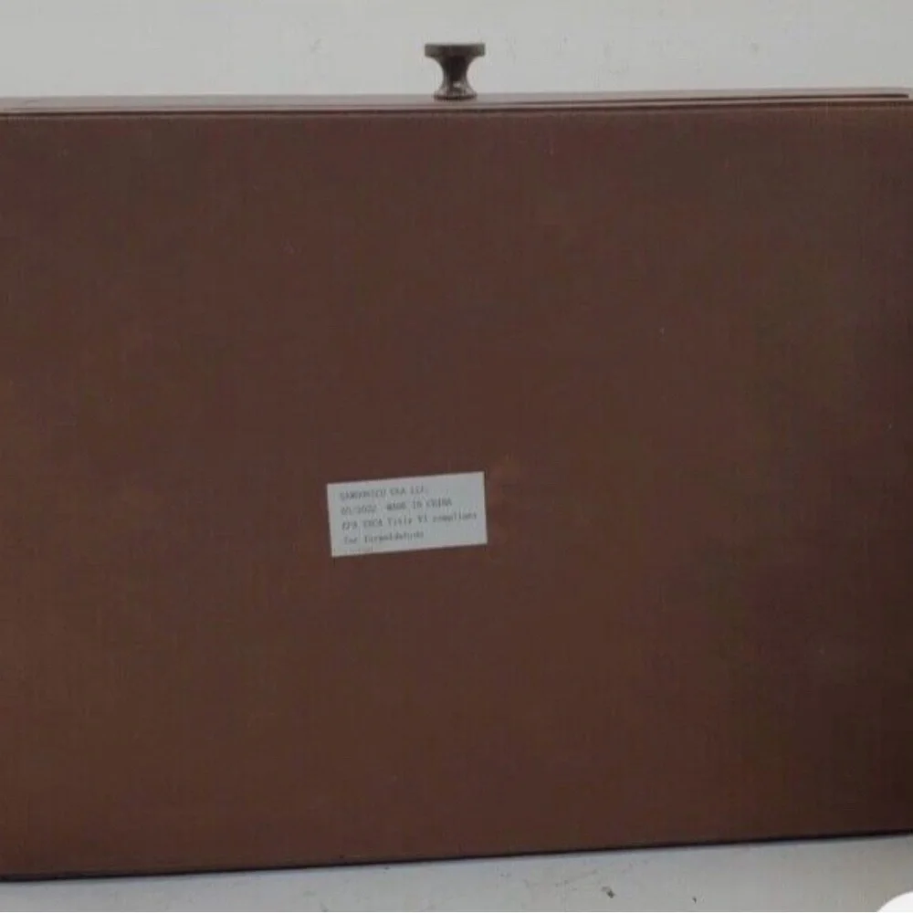 Brown Jewelry Valet with Charging Station